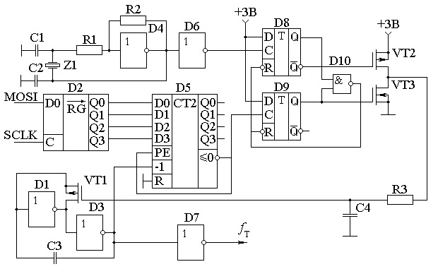 Умножитель частоты импульсов схема