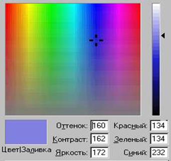 Цветное с палитрой 256 цветов растровое изображение 10x10 графическое