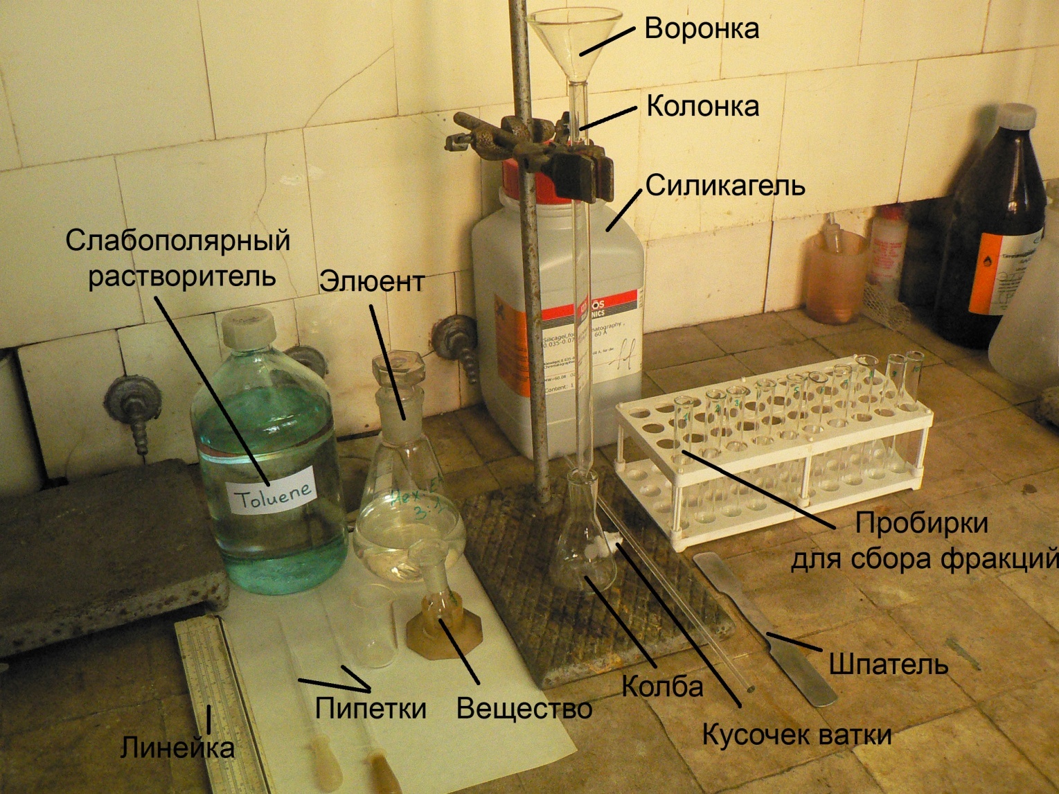 Изображенное на рисунке лабораторное оборудование не может быть использовано в биологии для