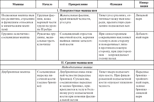 Фасции шеи