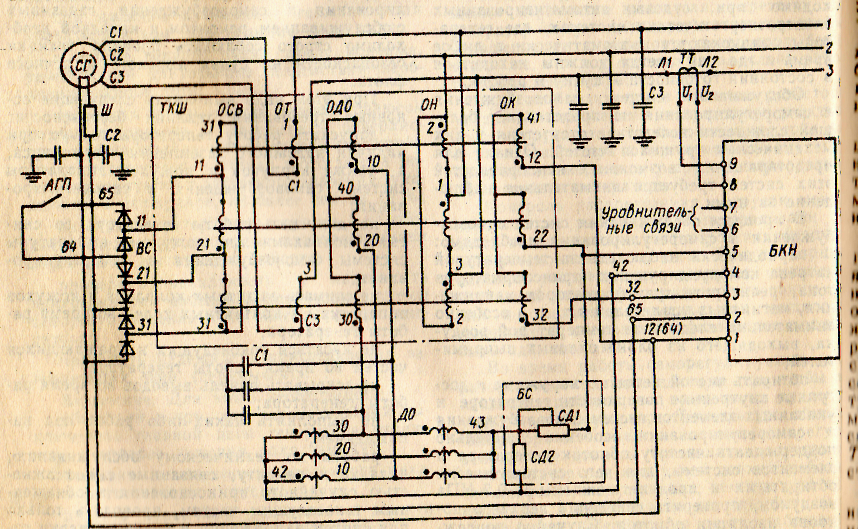 Электрическая схема гс 100у2