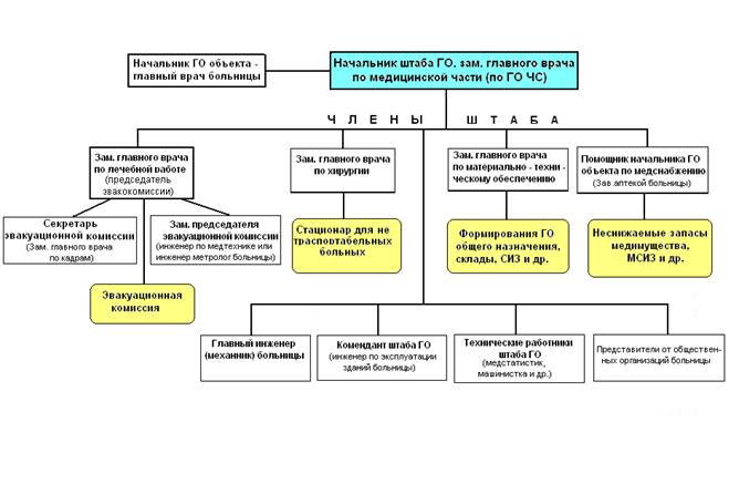 Иерархия в больнице схема