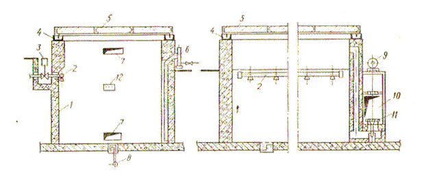Ямная пропарочная камера чертеж