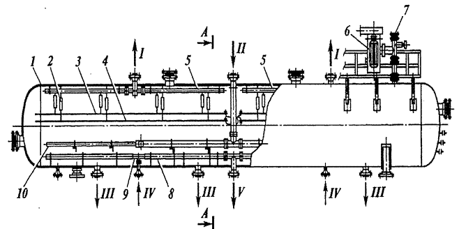 Схема отстойника нефти