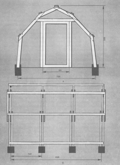 Теплицы из дерева своими руками чертежи фото