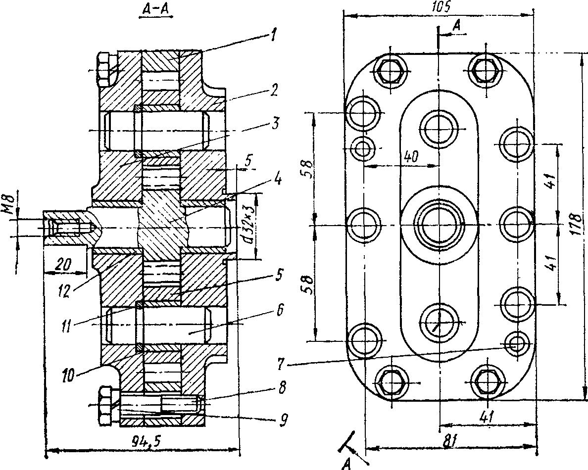 Нш 32 чертеж