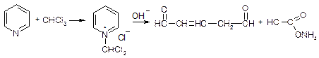 Уравнения качественных реакций на хлороформ