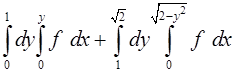 Изменить порядок интегрирования в двойном интеграле сделать чертеж в области интегрирования