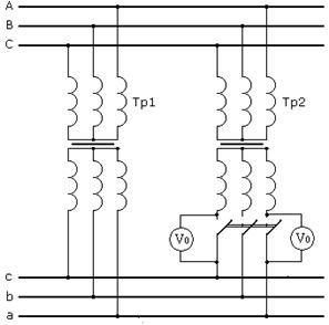 Схемы фазировки трансформаторов для включения на параллельную работу