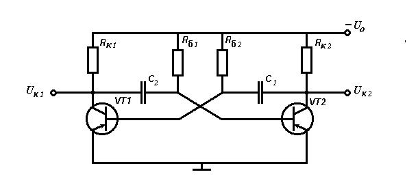 Симметричная схема мультивибратора