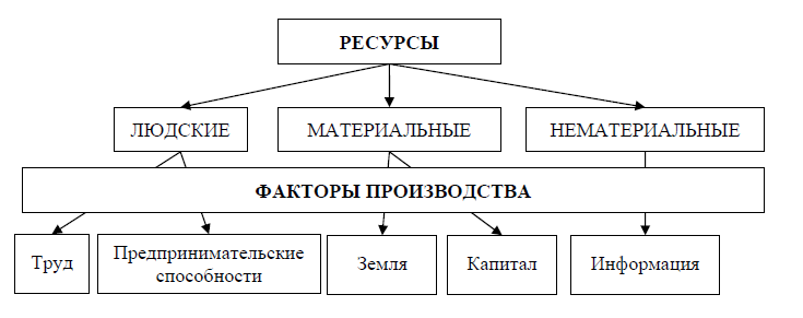 Материальные и нематериальные ресурсы проекта