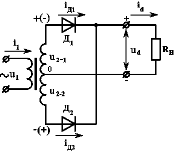 Нулевой диод в схеме однофазного ув применяется для уменьшения
