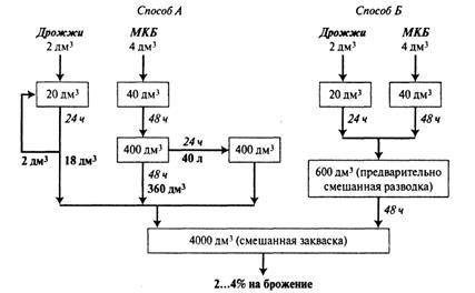 Технологическая схема производства кваса из ккс