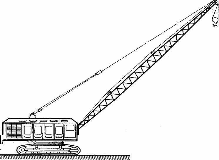 Подъемный кран картинка для детей раскраска