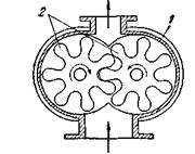 Насос шестеренчатый чертеж