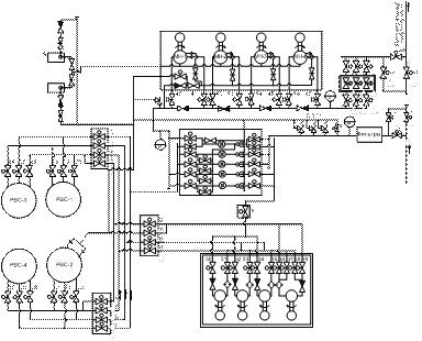 Технологическая схема нефтеперекачивающей станции