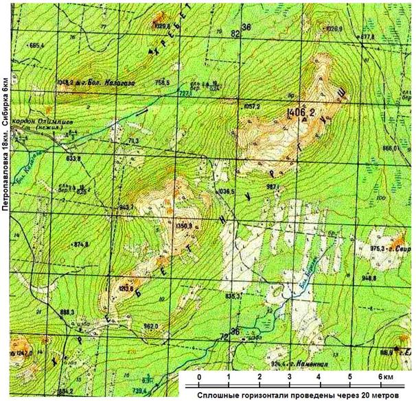 Карта златоуста топографическая