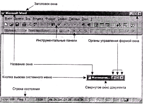 Область компьютерного окна где размещаются объекты и выполняются действия над ними это