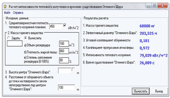 Прибор интенсивности теплового излучения